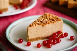 Porción tarta turrón